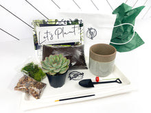 Load image into Gallery viewer, &#39;Hey Bud, How&#39;s It Growing&#39; Pot- Succulent Party Package
