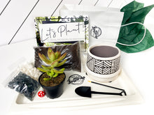 Load image into Gallery viewer, &#39;Rooting For You&#39; Pot- Succulent Party Package
