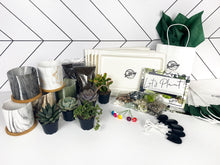 Load image into Gallery viewer, Succulent Party Package-Marble Design Containers (starts at 5 guests)
